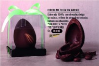 Huevo de pascua | Chocolate belga sin azucar